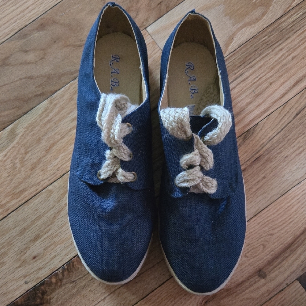 Navy Espadrilles